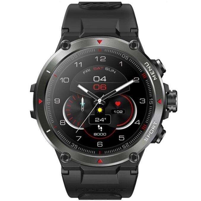 Zeblaze Stratos 2 Meteorite Black cena un informācija | Viedpulksteņi (smartwatch) | 220.lv