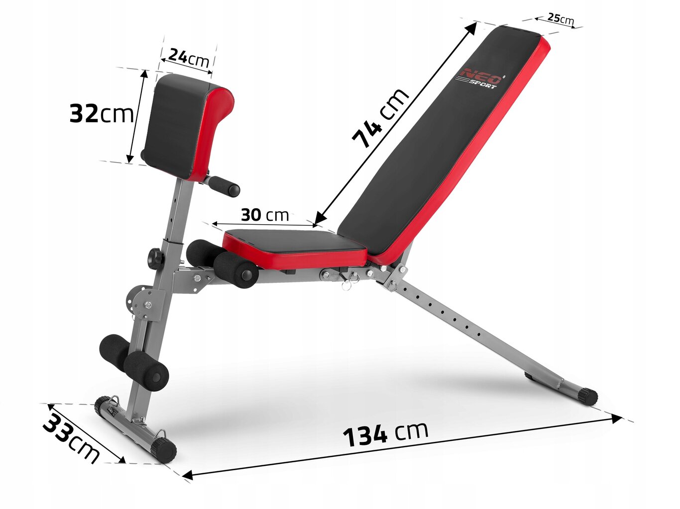 Treniņu sols Neo-Sport NS-213 cena un informācija | Treniņu soli un stendi | 220.lv