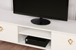 TV pamatne Asir, 143x47x40cm, balta cena un informācija | TV galdiņi | 220.lv