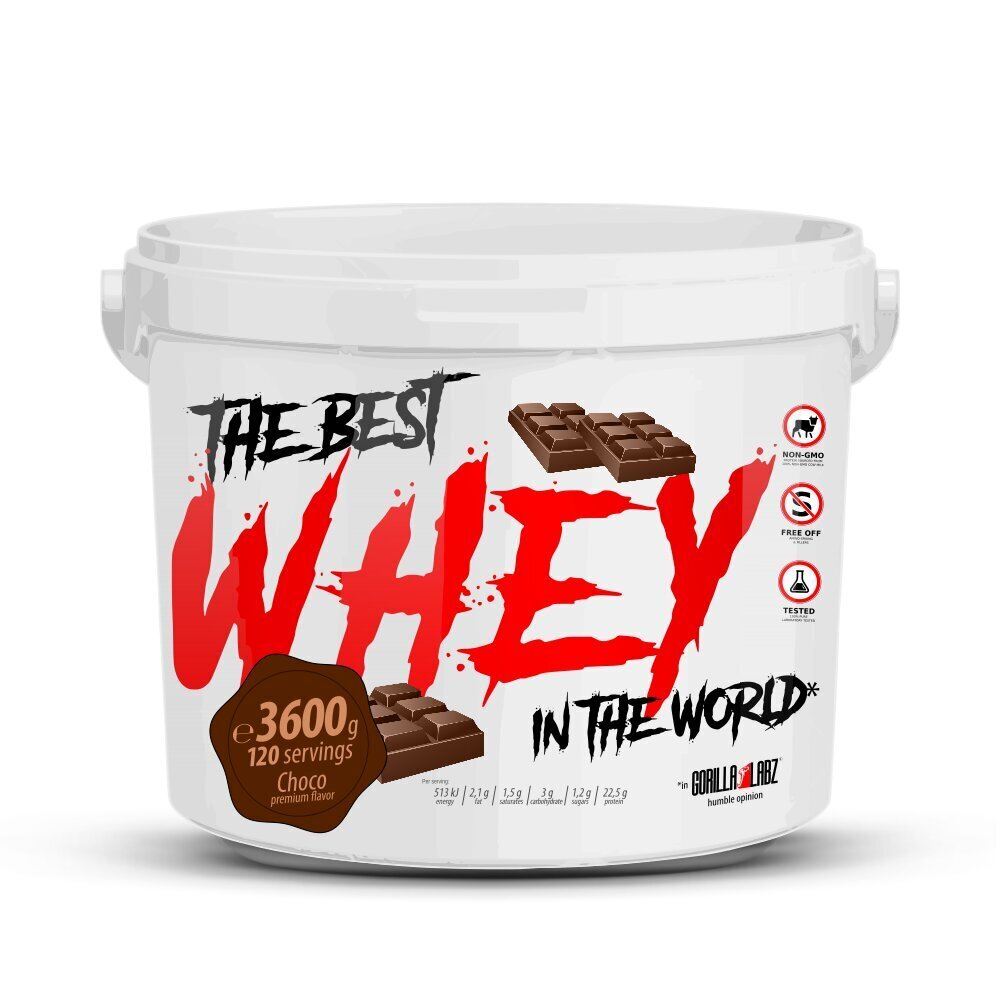 Proteīns GorillaLabz Best Whey, 3600 g cena un informācija | Proteīni | 220.lv