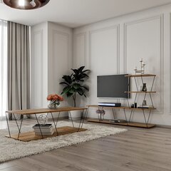 Комплект мебели для гостиной Asir, 150x93x30см, 120x30x50см, коричневый цена и информация | Тумбы под телевизор | 220.lv