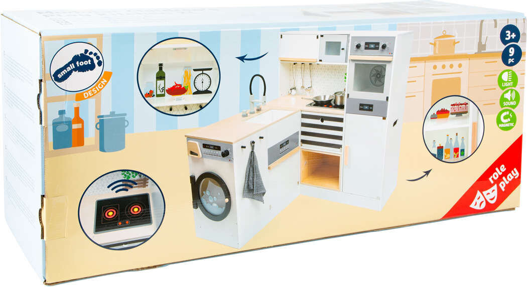 Liela koka bērnu moduļu virtuve Small Foot 3in1 Premium цена и информация | Rotaļlietas meitenēm | 220.lv
