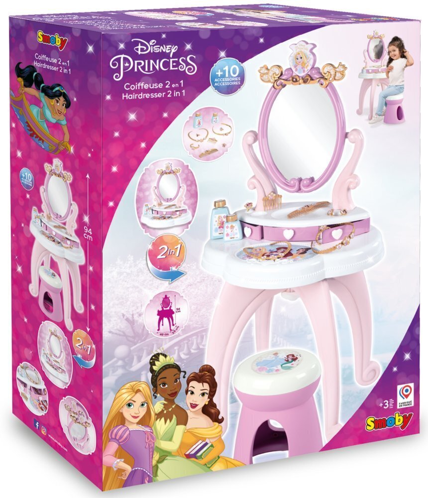 Komplekts galdiņš TM toys Disney Princess 2in1 cena un informācija | Rotaļlietas meitenēm | 220.lv