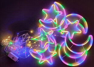 Ziemassvētku gaismas virtene, daudzkrāsaina, LED цена и информация | Рождественское украшение CA1029 | 220.lv