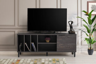 TV statīvs Asir, 140x55x40cm, tumši brūns cena un informācija | TV galdiņi | 220.lv