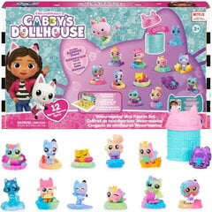 Kaķu figūru komplekts Gabby's Dollhouse, 12 krāsaini kaķi цена и информация | Игрушки для девочек | 220.lv