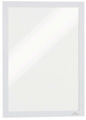 Līmējams abpusējs magnētiskais rāmis Durable, A4, balts, 2 gab. cena un informācija | Kancelejas preces | 220.lv