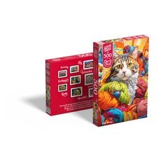 Puzle CherryPazzi Feline Whimsy 500 d. cena un informācija | Puzles, 3D puzles | 220.lv