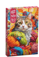 Puzle CherryPazzi Feline Whimsy 500 d. cena un informācija | Puzles, 3D puzles | 220.lv