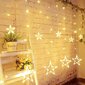 Ziemassvētku virtene, 136 LED, 3m cena un informācija | Ziemassvētku lampiņas, LED virtenes | 220.lv
