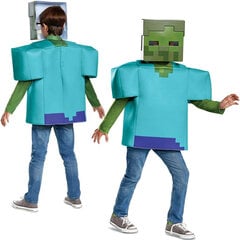 Karnevāla kostīms Minecraft Halloween Zombie, 10-12 gadi цена и информация | Карнавальные костюмы, парики и маски | 220.lv