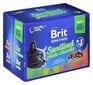 Brit Premium komplekts sterilizētiem kaķiem, 12x100 g цена и информация | Konservi kaķiem | 220.lv