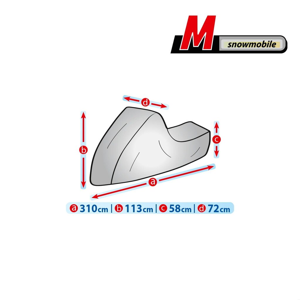 Sniega motocikla pārsegs M Kegel-Blazusiak 5-4204-248-3020 cena un informācija | Moto piederumi | 220.lv