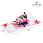 Apsveikuma kartiņas - 3D Lovers Journey, 15x15cm цена и информация | Aploksnes | 220.lv