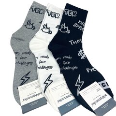 Мужские спортивные носки Kikiyasocks Корея, разные цвета, 3 шт. цена и информация | Мужские носки | 220.lv