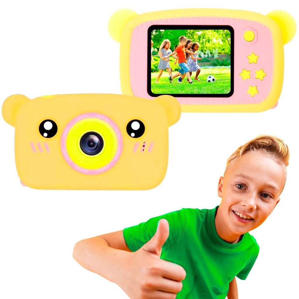 Extralink Kids Camera H25 Orange cena un informācija | Digitālās fotokameras | 220.lv