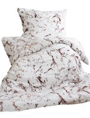 Комплект постельного белья Jerry Fabrics Marble Brown, 140х200, 2 шт. цена и информация | Постельное белье | 220.lv