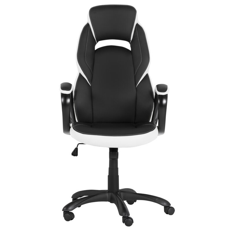 Spēļu krēsls Wood Garden Carmen 7511, melns/balts cena un informācija | Biroja krēsli | 220.lv