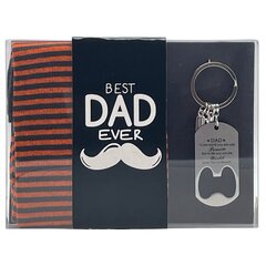 Подарочный набор  Dad2: стильный брелок, модные носки цена и информация | Брелоки | 220.lv