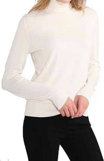 Džemperis sievietēm Woolcity, balts cena un informācija | Sieviešu džemperi | 220.lv