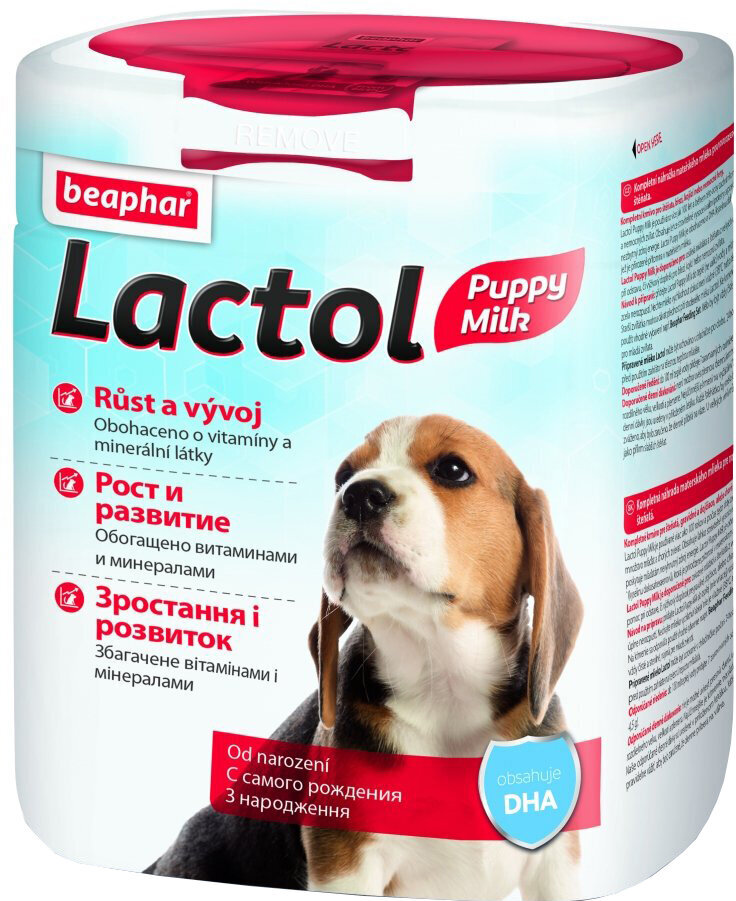 Mātes piena aizstājējs kucēniem Beaphar Lactol Puppy, 500 g cena un informācija | Vitamīni, uztura bagātinātāji, pretparazītu līdzekļi suņiem | 220.lv