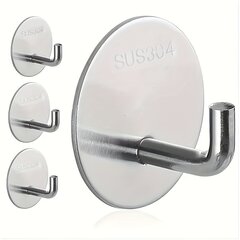 Набор крючков для ванны, 4 шт. цена и информация | Аксессуары для ванной комнаты | 220.lv