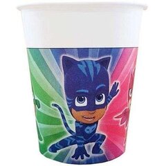 Glāzes PJ Masks, 8 gab. цена и информация | Праздничная одноразовая посуда | 220.lv