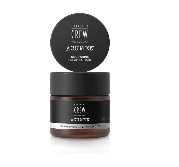 Vīriešu matu putas, American Crew Acumen Nourishing Cream Pomade, 60ml цена и информация | Matu veidošanas līdzekļi | 220.lv