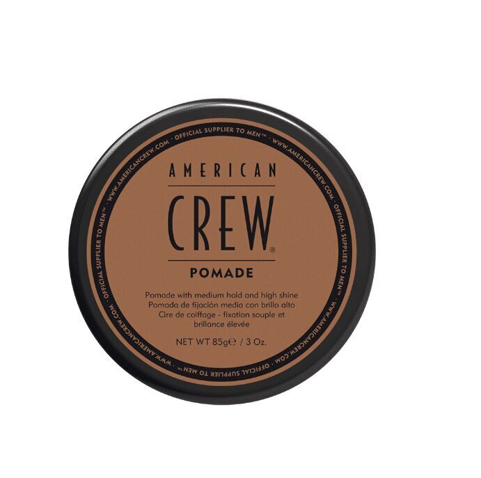 Matu pasta vīriešiem American Crew Pomade, 85g cena un informācija | Matu veidošanas līdzekļi | 220.lv