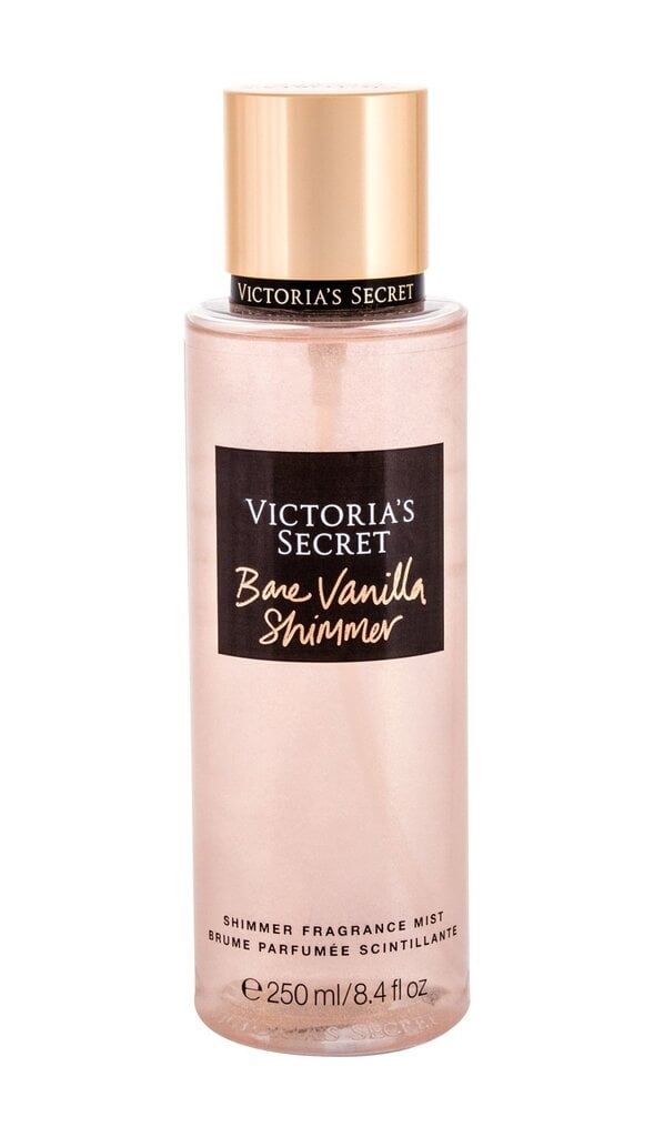 Victoria´s Secret Bare Vanilla Shimmer ķermeņa sprejs 250 ml cena un informācija | Ķermeņa krēmi, losjoni | 220.lv
