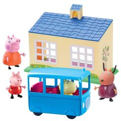 Набор школа и автобус Peppa Pig цена и информация | Развивающие игрушки | 220.lv