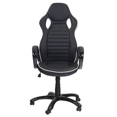 Spēļu krēsls Wood Garden Carmen 7502, melns/balts cena un informācija | Biroja krēsli | 220.lv