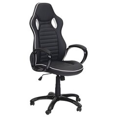 Игровое кресло Wood Garden Carmen 7502, черный/белый цвет цена и информация | Офисные кресла | 220.lv
