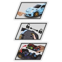 Rotaļu auto/garāža Porsche Majorette, zils cena un informācija | Rotaļlietas zēniem | 220.lv