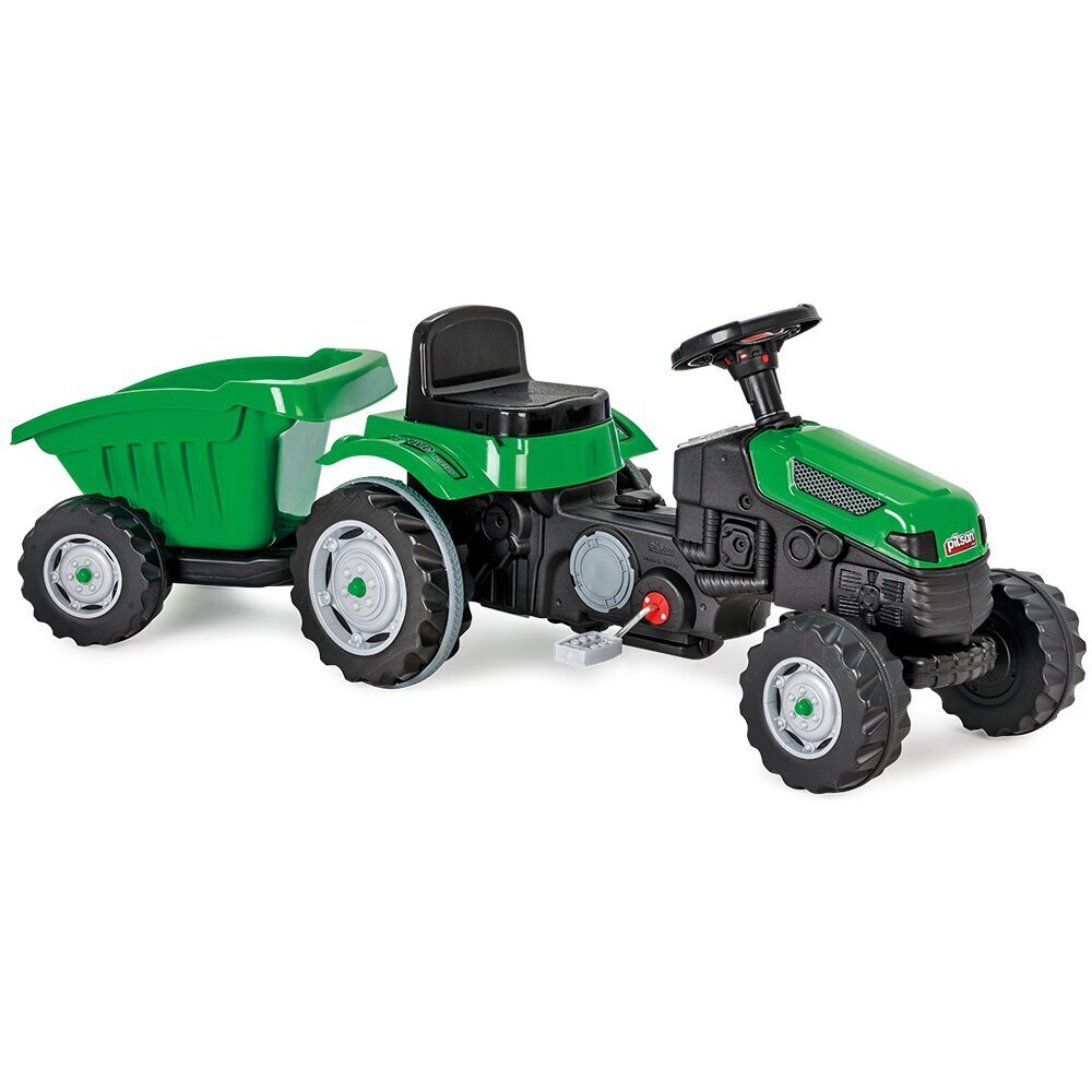 Bērnu traktors Pilsan, zaļš cena un informācija | Rotaļlietas zēniem | 220.lv