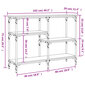 Konsoles galdiņš vidaXL, brūns cena un informācija | Konsoles galdiņi | 220.lv
