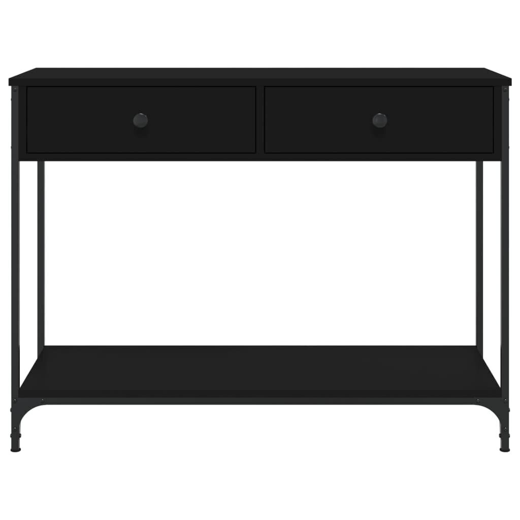 Konsoles galdiņš vidaXL, melns cena un informācija | Konsoles galdiņi | 220.lv