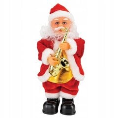 Interaktīvs Ziemassvētku vecītis ar saksofonu cena un informācija | Ziemassvētku dekorācijas | 220.lv