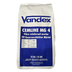 Pastiprināts remontdarbu maisījums Vandex Cemline Mg4, 25 kg cena un informācija | Izolācijas materiāli | 220.lv