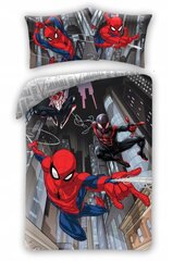 Bērnu gultas veļas komplekts Spider Man, 140x200 cm, 2 daļas cena un informācija | Bērnu gultas veļa | 220.lv