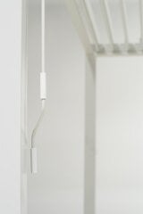 Lapene Pergola Premium Wall 3x4 uzstādāma pie sienas, balta cena un informācija | Dārza nojumes un lapenes | 220.lv