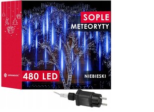 Метеоритные сосульки Christmas Led, 10 шт., 480 светодиодов, 6 метров цена и информация | Гирлянды | 220.lv