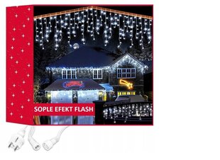 Ziemassvētku aizkars, 300 LED, 13 m cena un informācija | Ziemassvētku lampiņas, LED virtenes | 220.lv