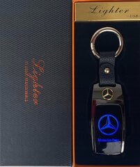 Atslēgu piekariņš ar Mercedes logo, šķiltavu un lukturīti cena un informācija | Atslēgu piekariņi | 220.lv