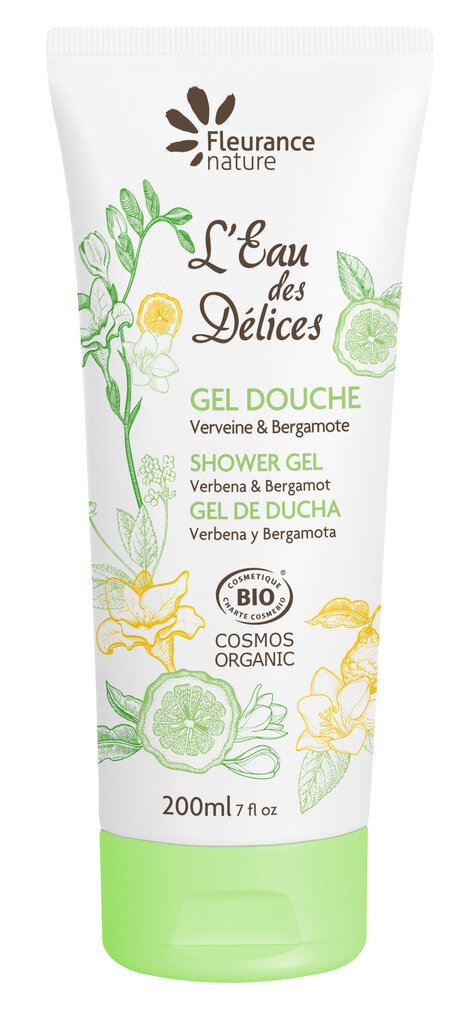 Dušas želeja Fleurance Nature Bio, 200ml cena un informācija | Dušas želejas, eļļas | 220.lv