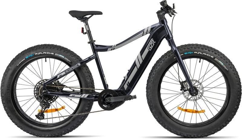 ЭлектровелосипедGZRBlackRaw202326"ElectricFatbike17",черныйцвет