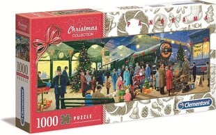 Puzle Ziemassvētku vilciens Clementoni, 1000 d. cena un informācija | Puzles, 3D puzles | 220.lv
