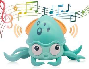 Rāpojošs Astoņkājis, zils cena un informācija | Attīstošās rotaļlietas | 220.lv