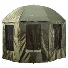 Ūdensizturīgs makšķerēšanas lietussargs Jaxon, 240x240 cm, zaļš цена и информация | Палатки | 220.lv