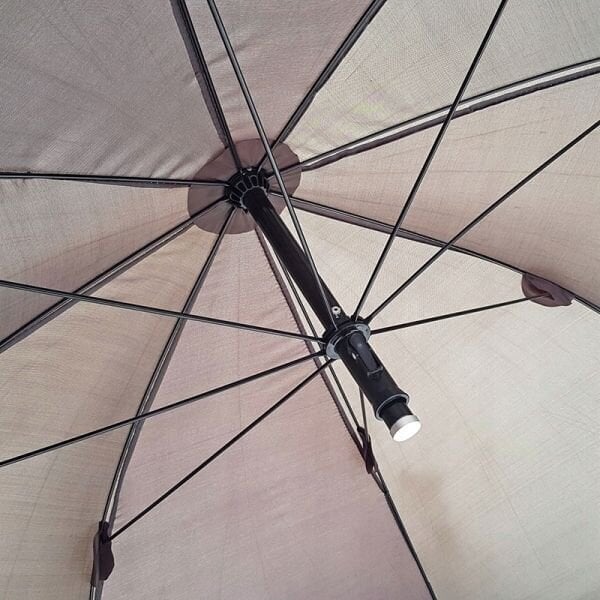Makšķerēšanas lietussargu telts NGT, 250 cm, brūna cena un informācija | Teltis | 220.lv